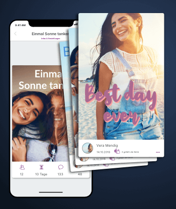 Das Event aus Sicht Deiner Freunde erleben