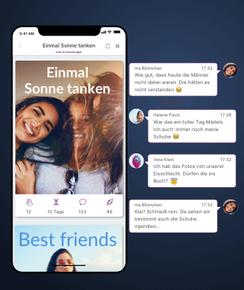 Einfacher Wechsel zu bucheigenem Chat