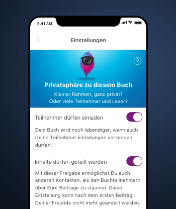 Teilnehmer öffentliches Buch